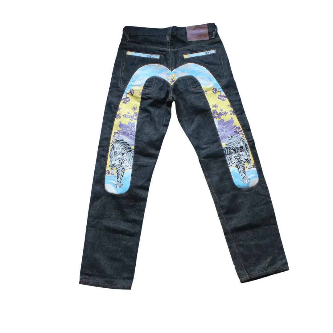 EVISU TIGER PAINTING JEAN - Known Source