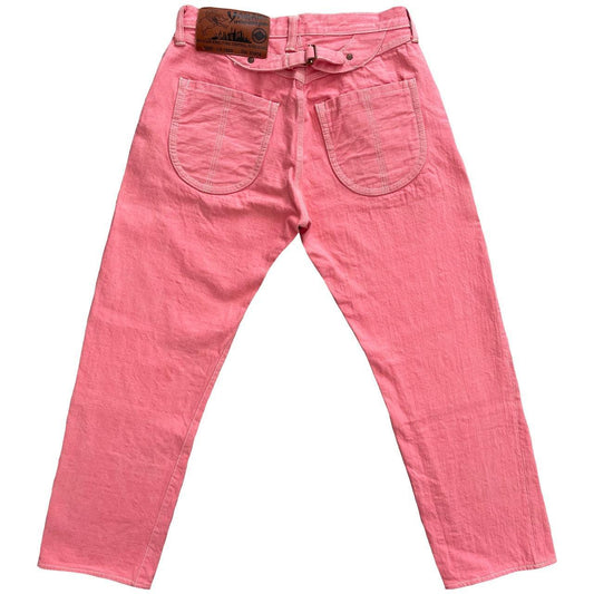 Evisu Yamane Selvedge Pink Jeans - Known Source