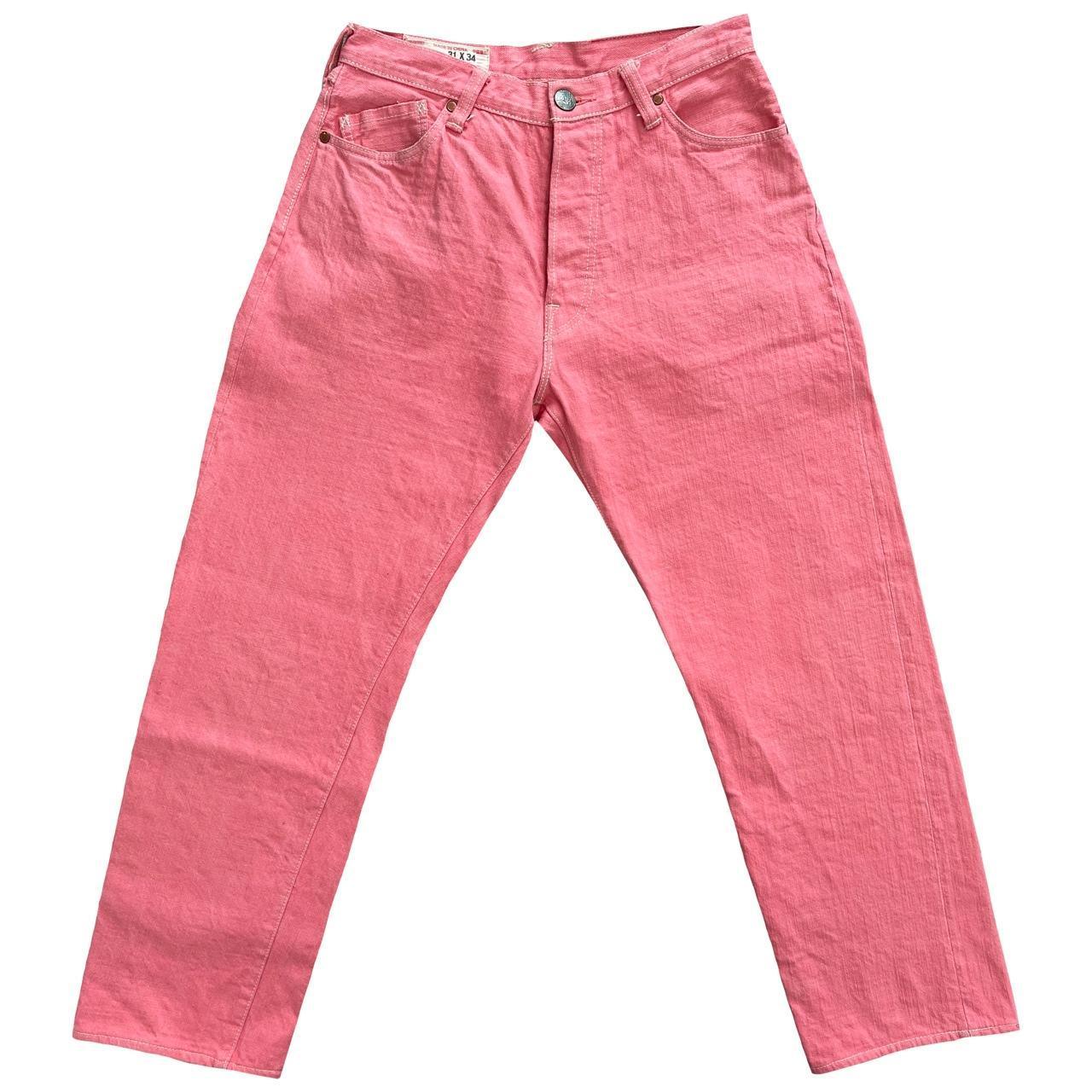 Evisu Yamane Selvedge Pink Jeans - Known Source