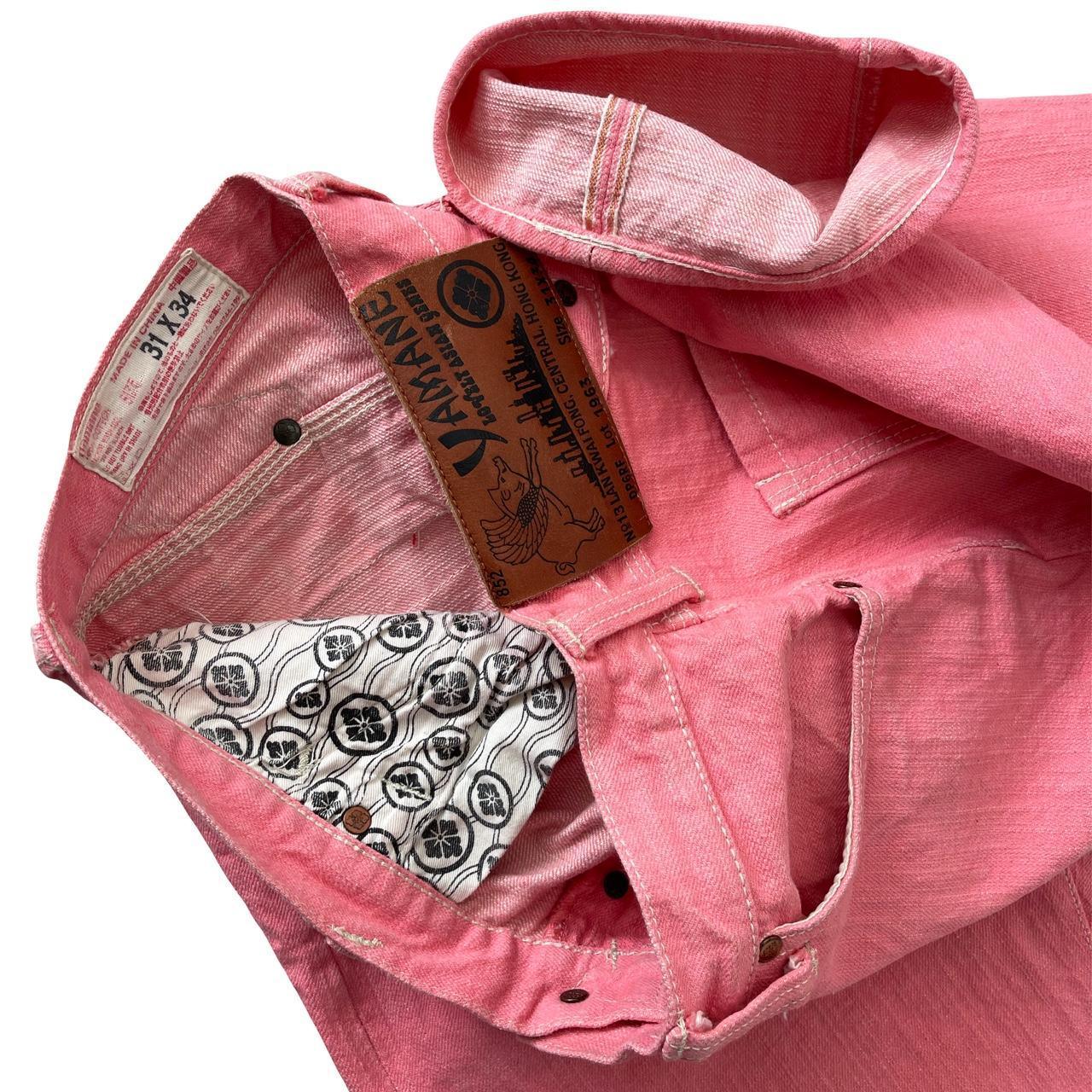 Evisu Yamane Selvedge Pink Jeans - Known Source