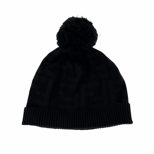 Fendi knitted monogram beanie hat - Known Source