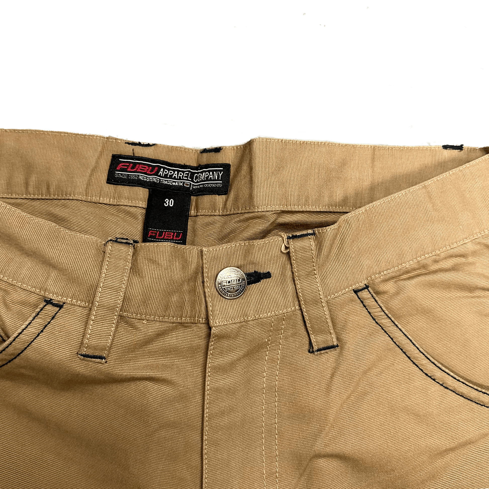 Fubu Shorts In Beige ( W30 ) - Known Source