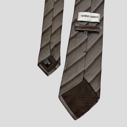 Giorgio Armani 90’s Striped Silk Tie - Known Source