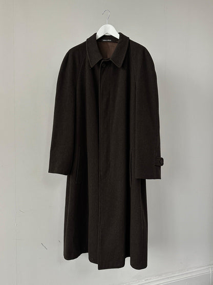 Giorgio Armani Wool Concealed Placket Coat - 40/XL - Known Source