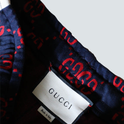 Gucci Jacquard Track Bottoms - Red/Blue (M) - Known Source