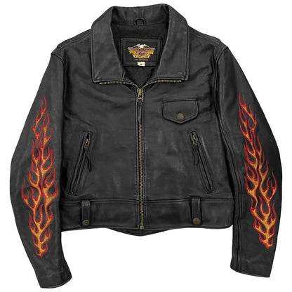 Harley Davidson Leather Biker Jacket - Known Source