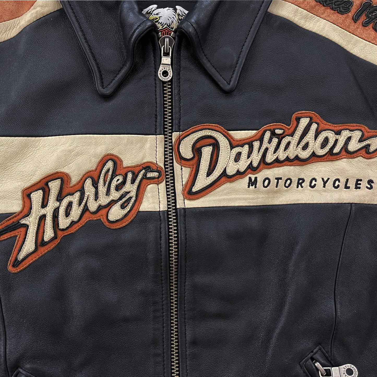 Harley Davidson Leather Biker Jacket - Known Source