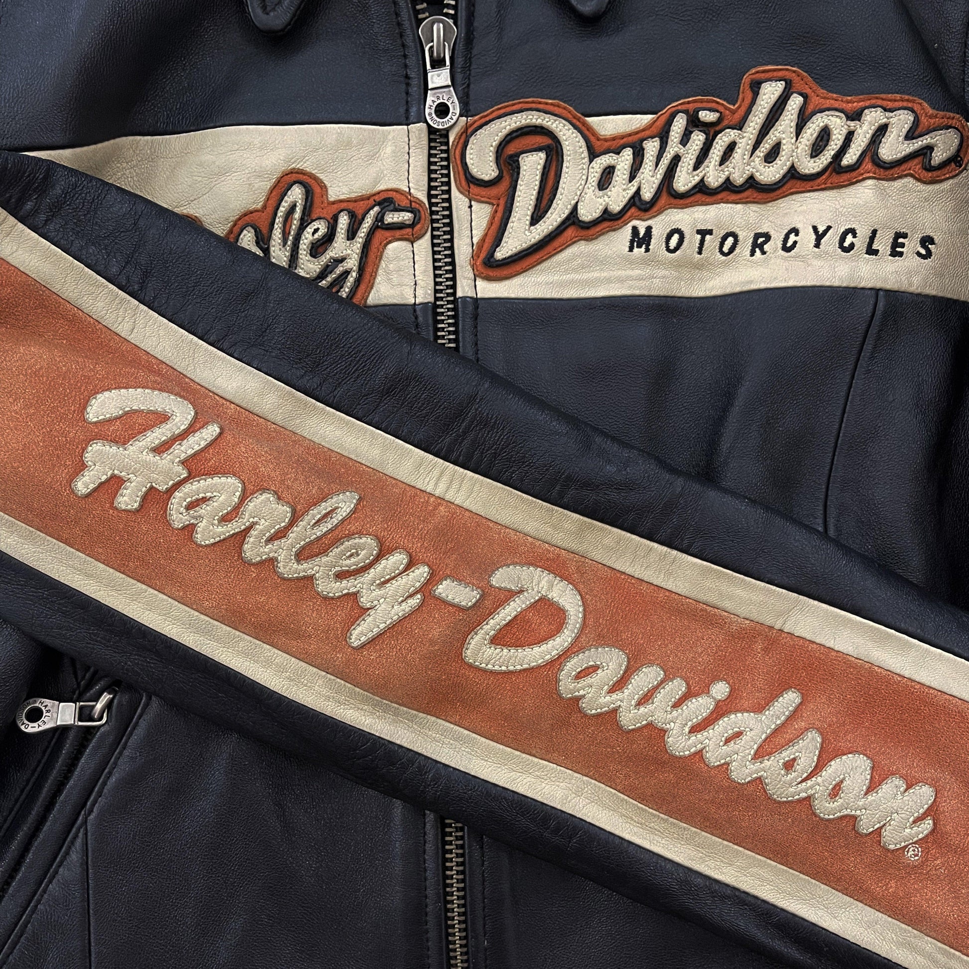 Harley Davidson Leather Biker Jacket - Known Source