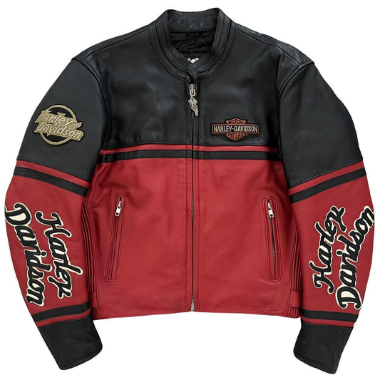 Harley Davidson Leather Racer Jacket - Known Source