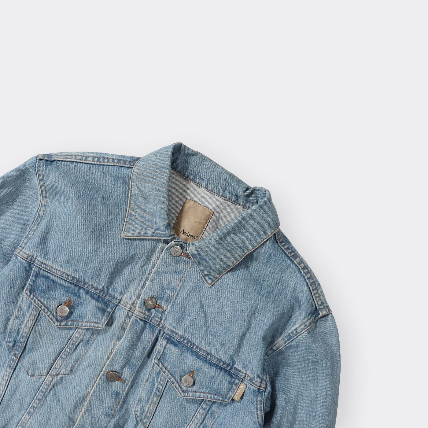 Avirex Vintage Denim Jacket - Small - Known Source