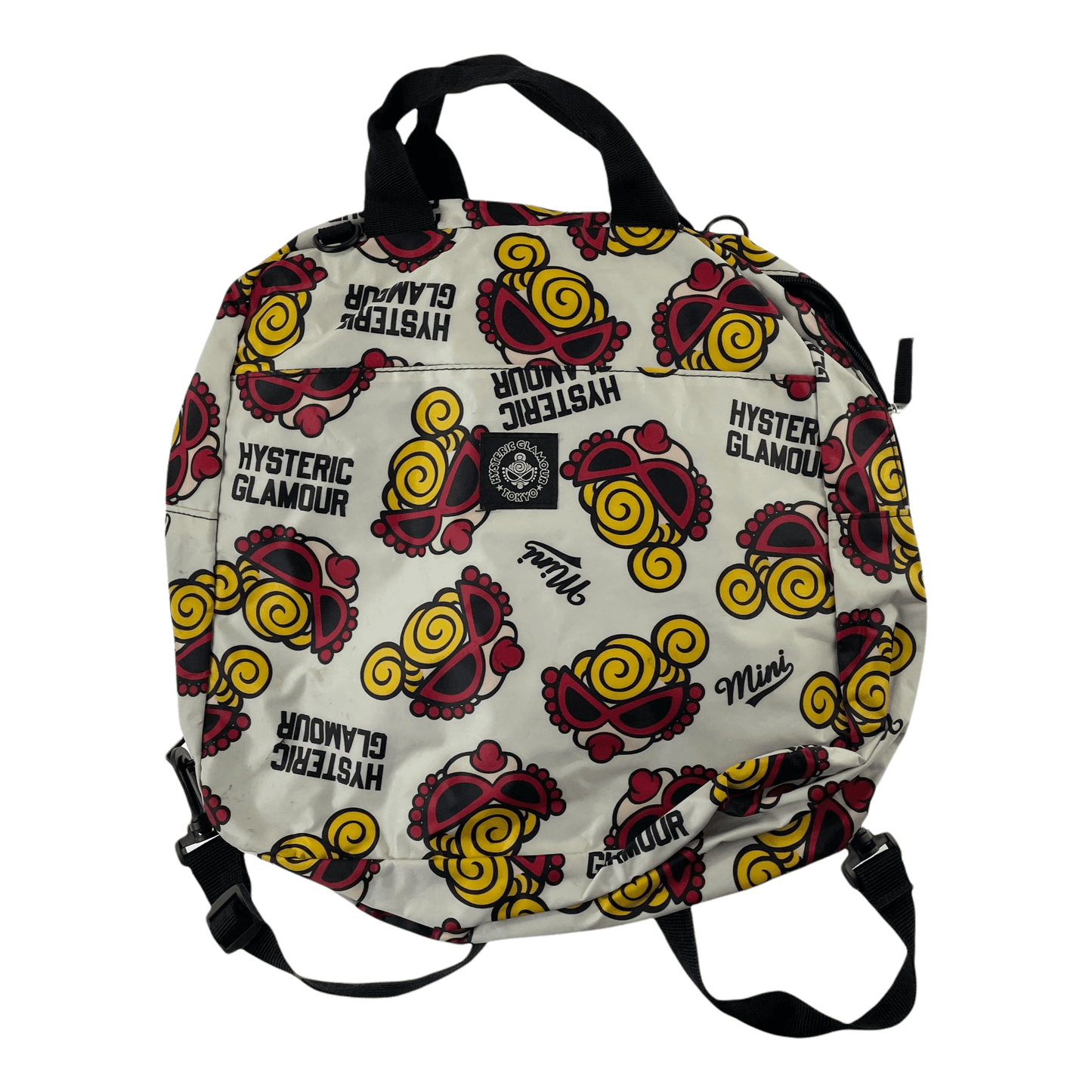 Hysteric Glamour doll print backpack rucksack bag - Known Source