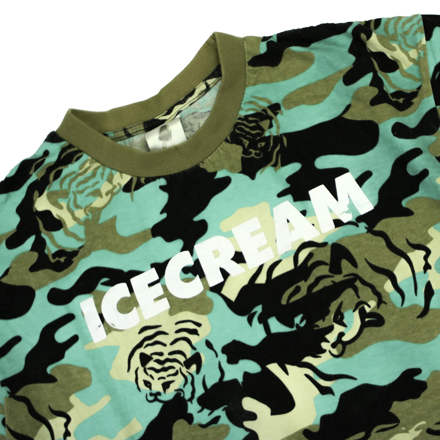 ICE CREAM TIGER CAMO TEE (M) - Known Source