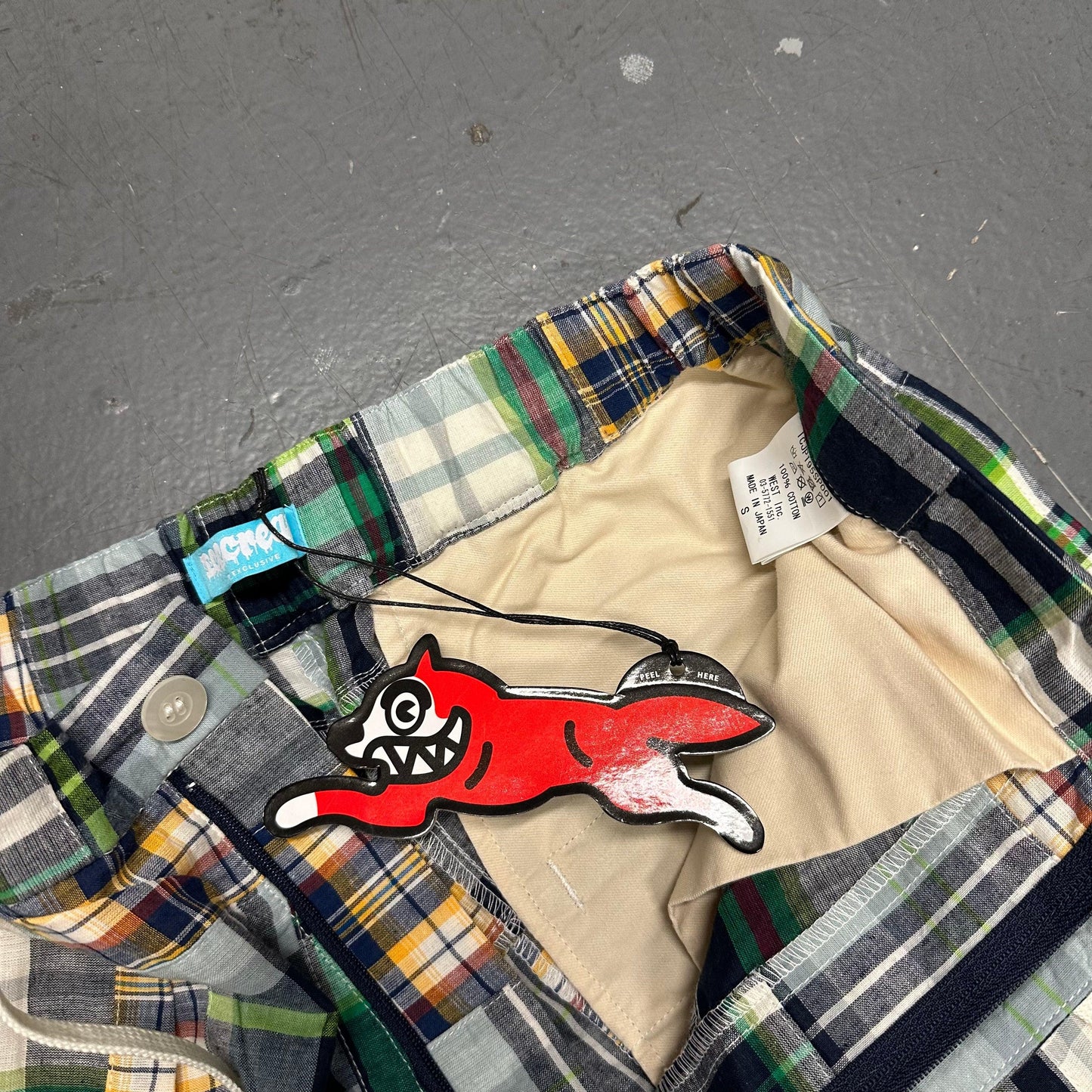 Icecream Running Dog Tartan Shorts ( S / W28 ) - Known Source