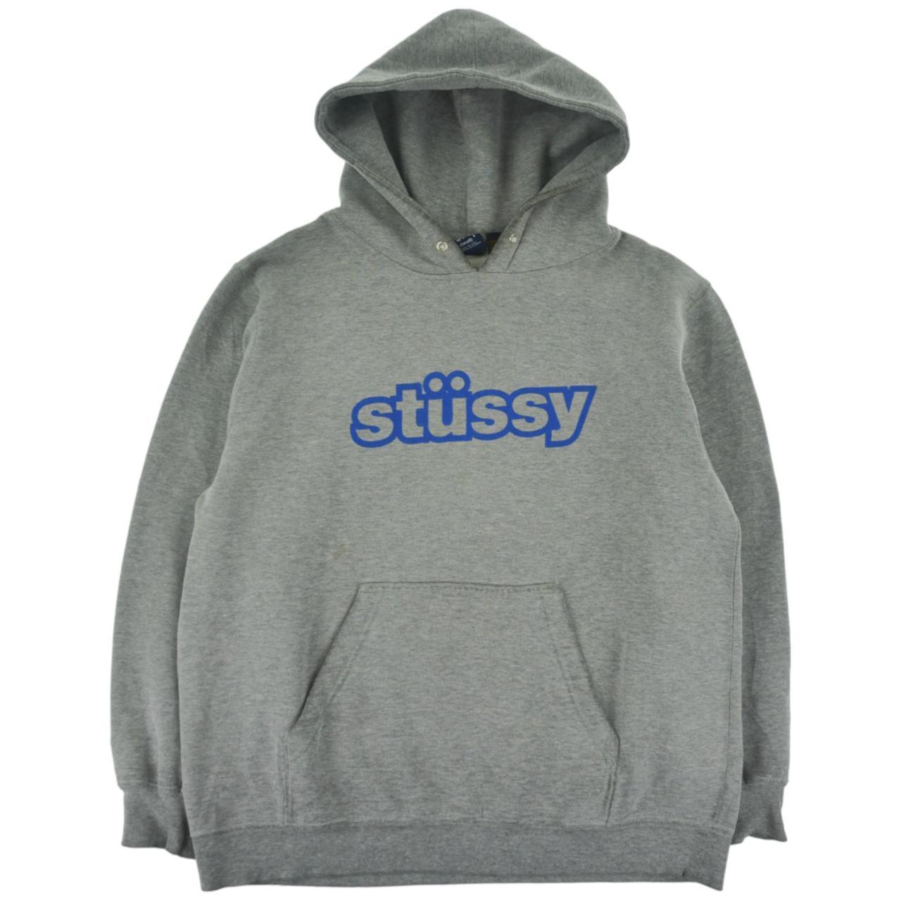 Vintage Stussy Spellout Hoodie Size S - Known Source