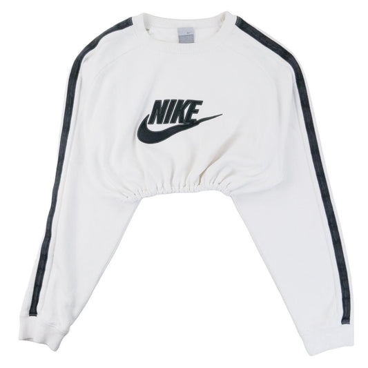 Vintage Nike Swoosh Cropped Jumper Women's Size S - Known Source