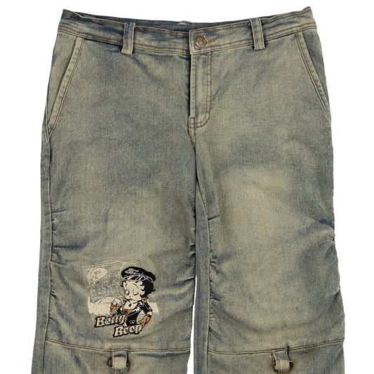Vintage Betty Boop Denim Jeans Size W28 - Known Source