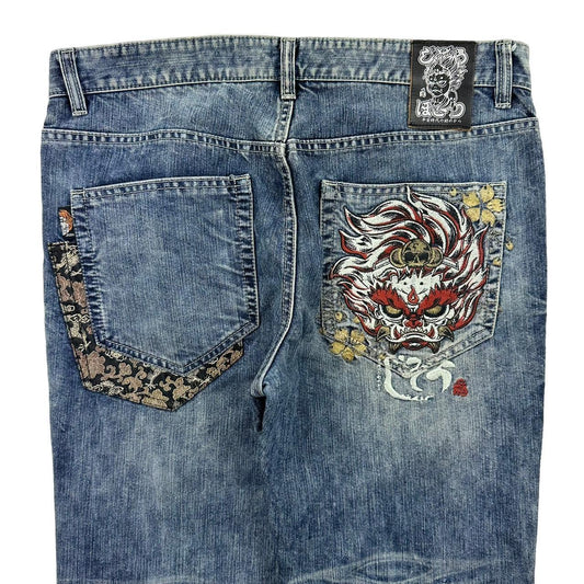 Vintage Monster Head Japanese denim jeans W36 - Known Source