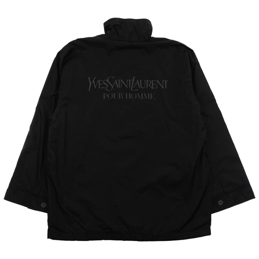 Vintage Yves Saint Laurent Zip Up Backprint Jacket Size L - Known Source