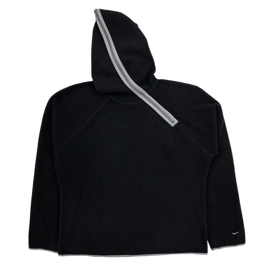 Vintage Nike Asymmetrical zip hood jacket woman’s size S - Known Source
