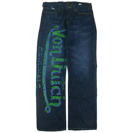 Vintage Von Dutch Spellout Jeans Size W37 - Known Source