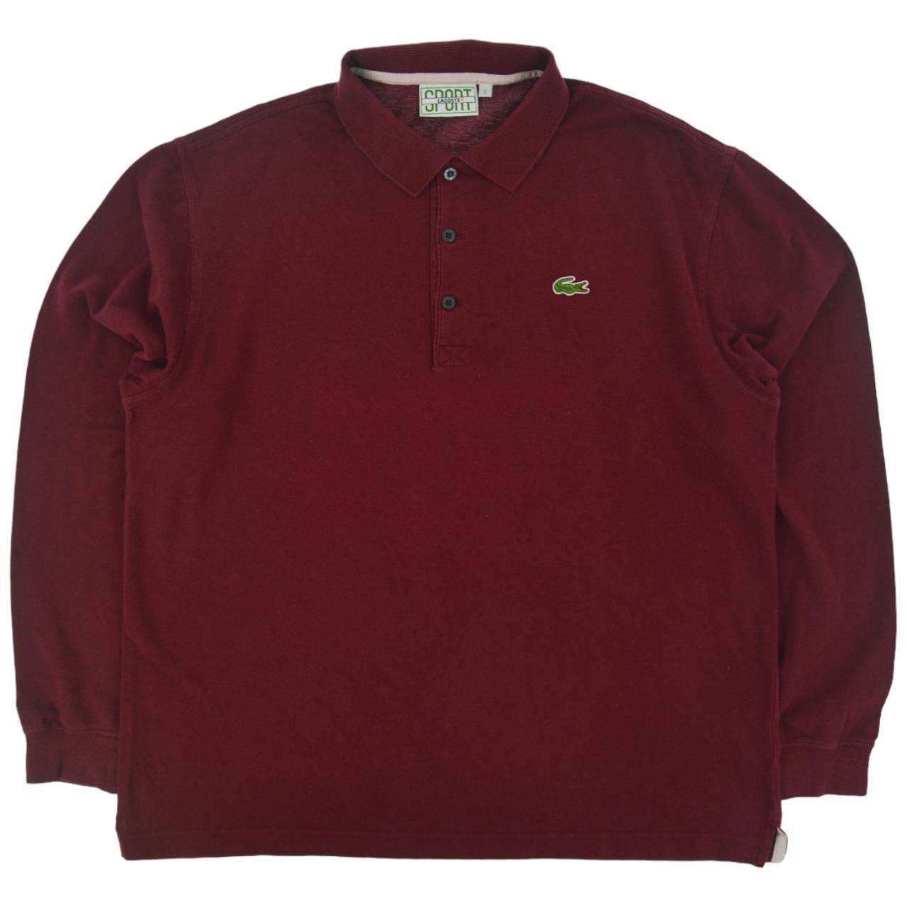 Vintage Lacoste Long Sleeve Polo Shirt Size M - Known Source