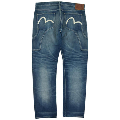 Vintage Evisu Double Gull Denim Jeans Size W38 - Known Source