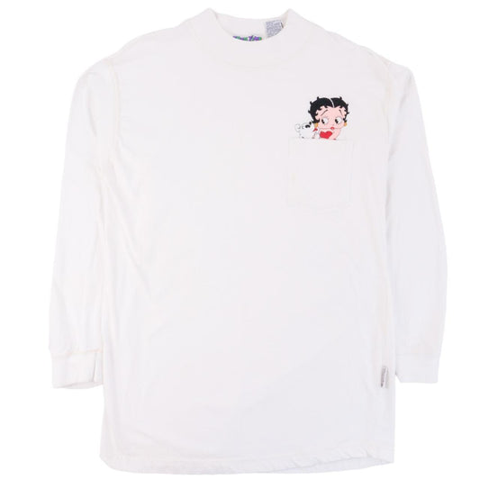 Vintage Betty Boop Long Sleeve Size L - Known Source