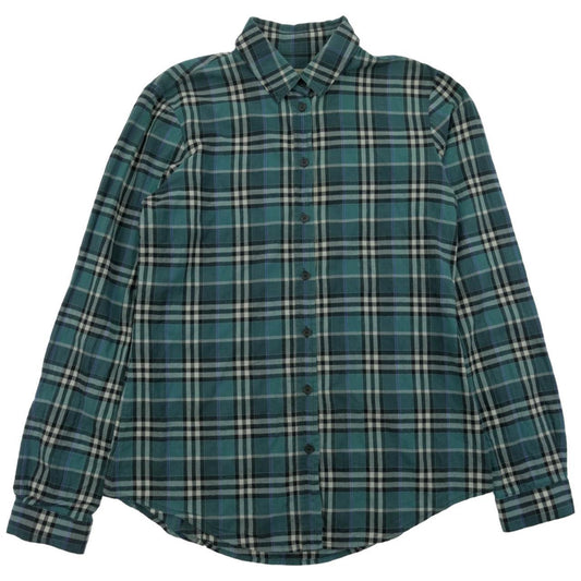 Vintage Burberry Nova Check Button Up Shirt Women's Size XS - Known Source