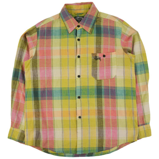 Vintage Stussy Check Shirt Size M - Known Source