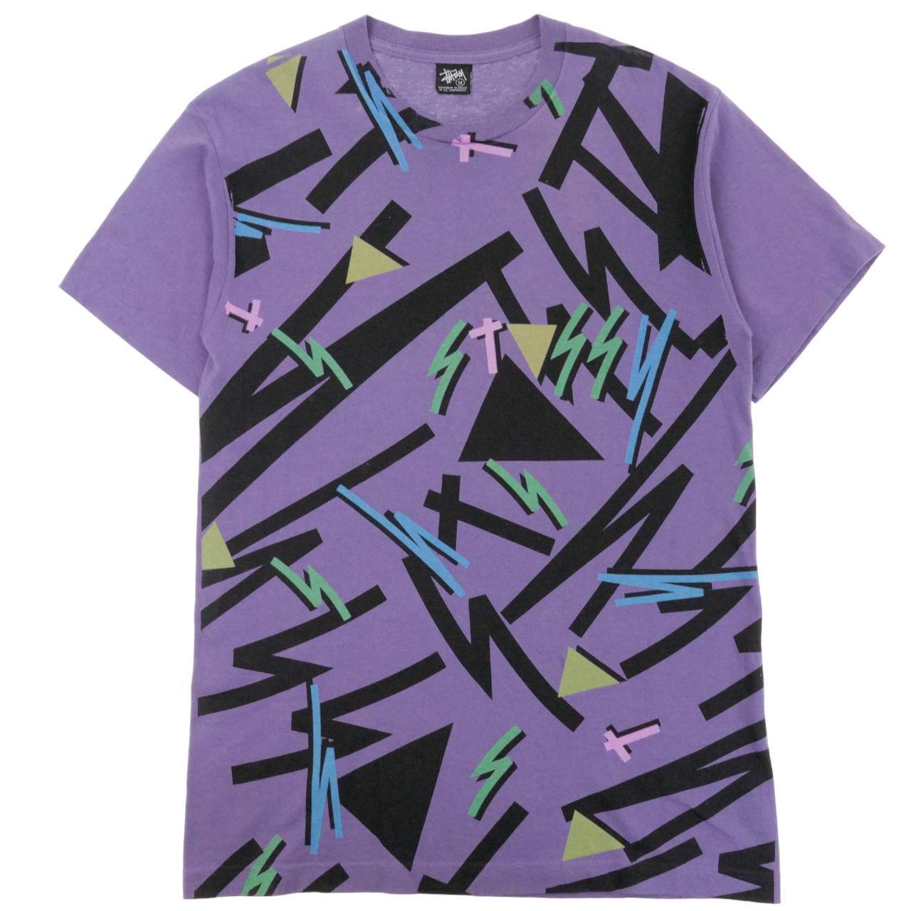 Vintage Stussy Abstract T Shirt Size M - Known Source