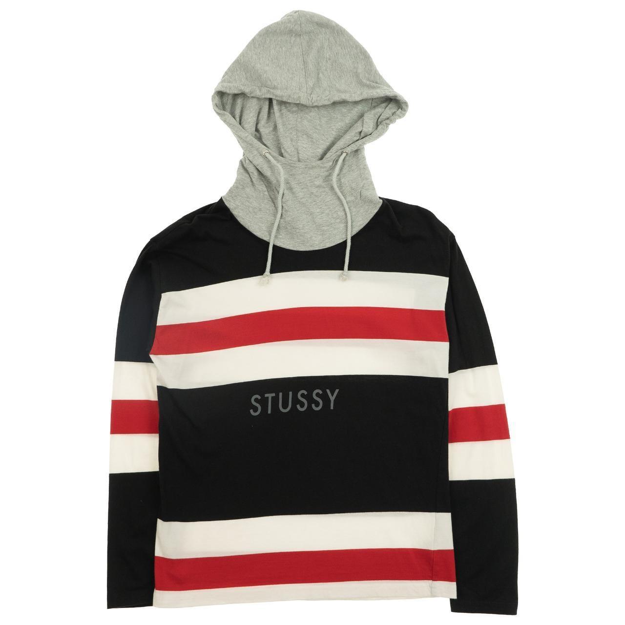 Vintage Stussy Striped Hoodie Woman’s Size S - Known Source