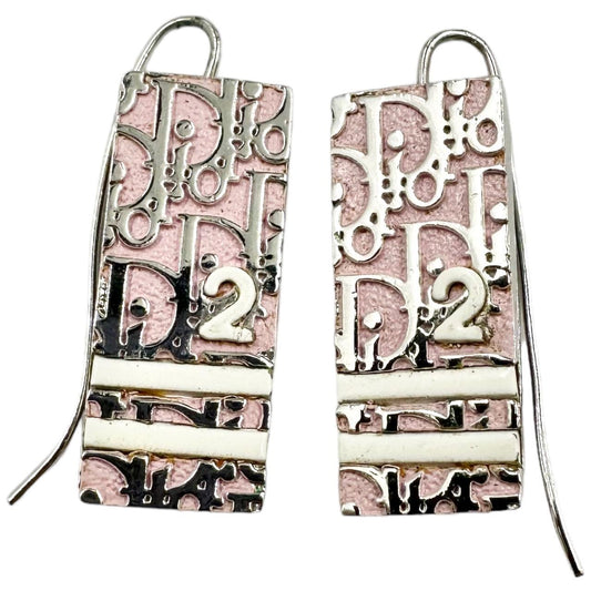 Vintage Dior Pendant Monogram Earrings - Known Source