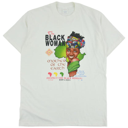 Vintage The Black Woman Mother Of Earth Graphic T Shirt Size XL - Known Source