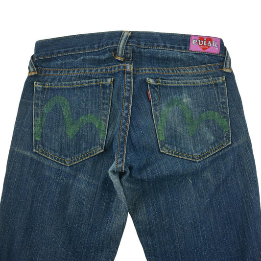 Vintage Evisu Double Gull Japanese Denim Jeans Women's Size W29 - Known Source
