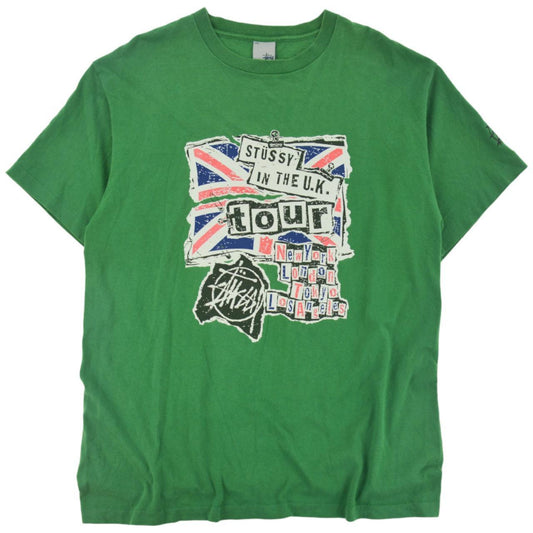 Vintage Stussy UK Tour T Shirt Size L - Known Source