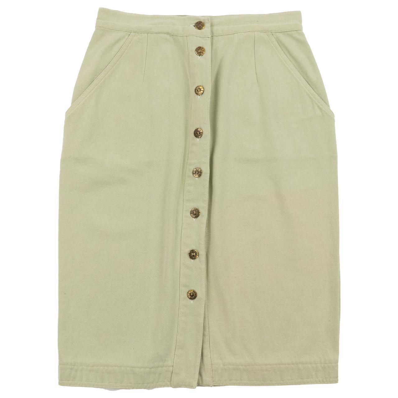Vintage Fendi Button Skirt Size W28 - Known Source
