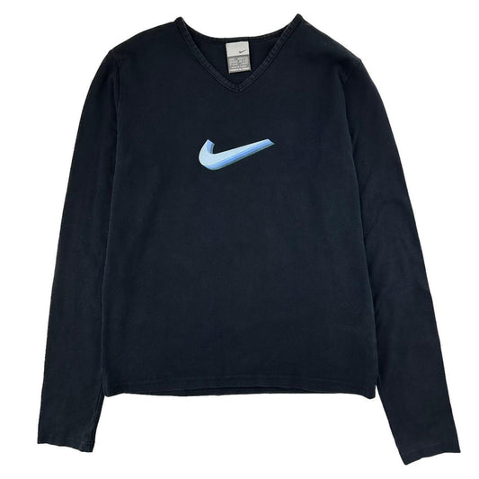 Vintage Nike logo long sleeve t shirt size L - Known Source