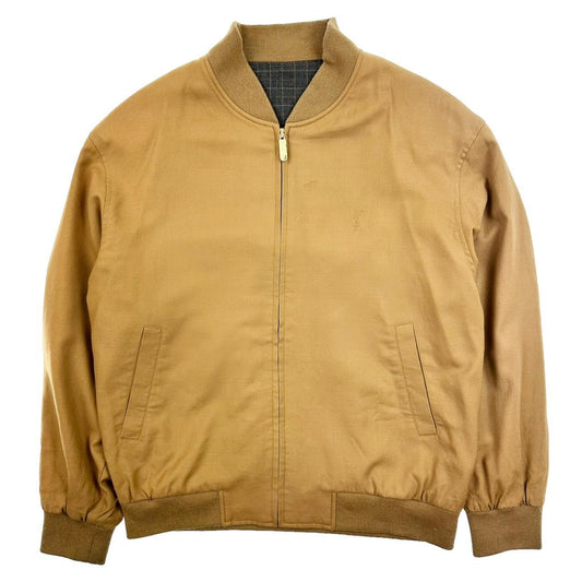 Vintage YSL Yves Saint Laurent Harrington jacket size L - Known Source
