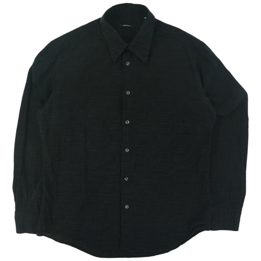 Vintage Versace Monogram Button Shirt Size XL - Known Source