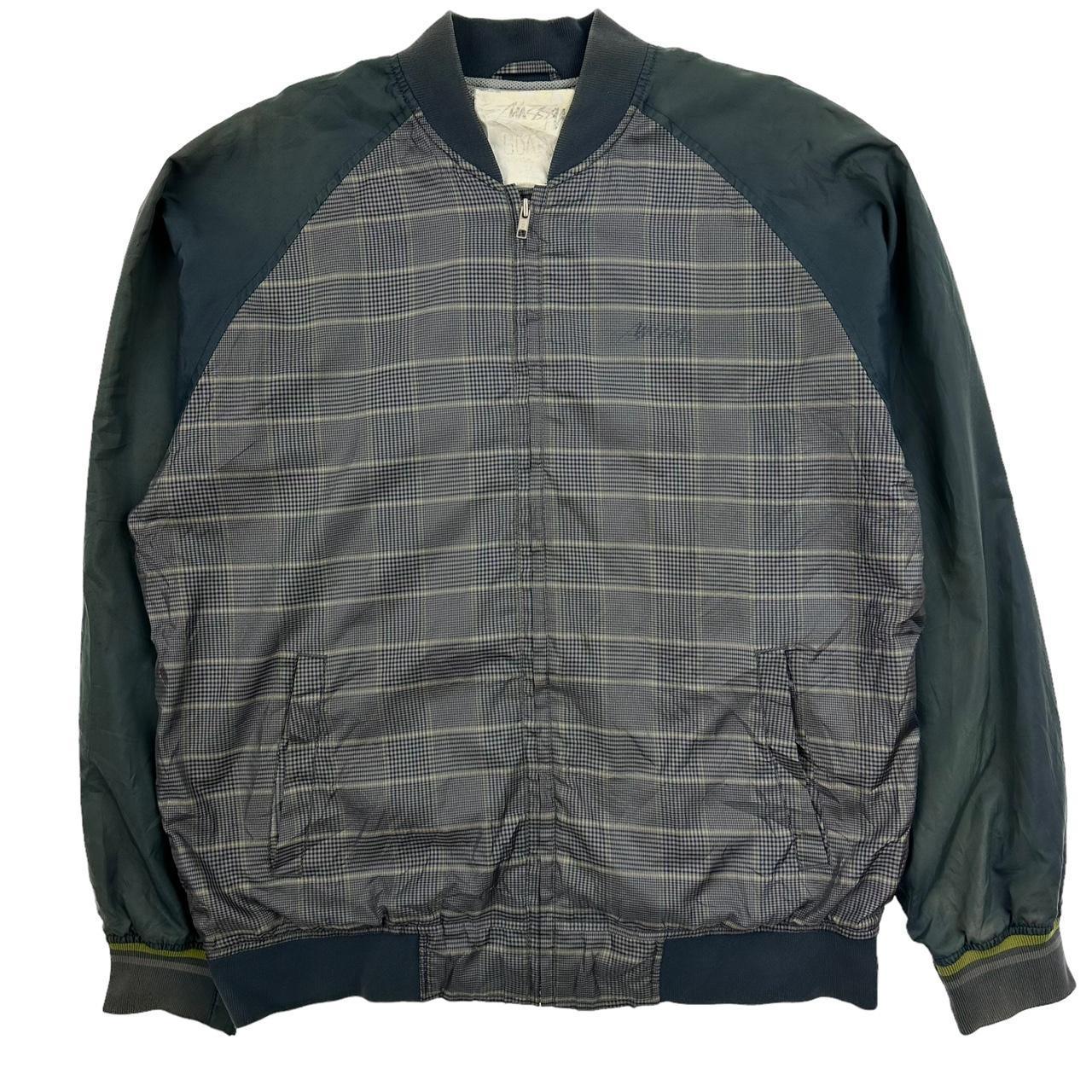 Vintage Stussy Checked Jacket Size M - Known Source
