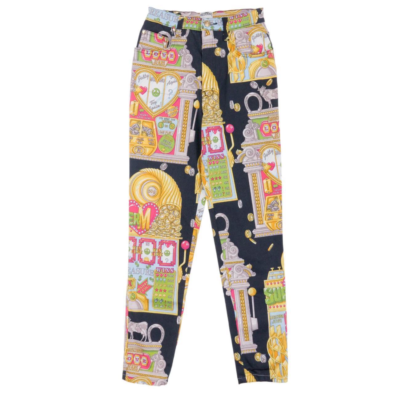 Vintage Moschino Slot Machine Trousers Size W26 - Known Source