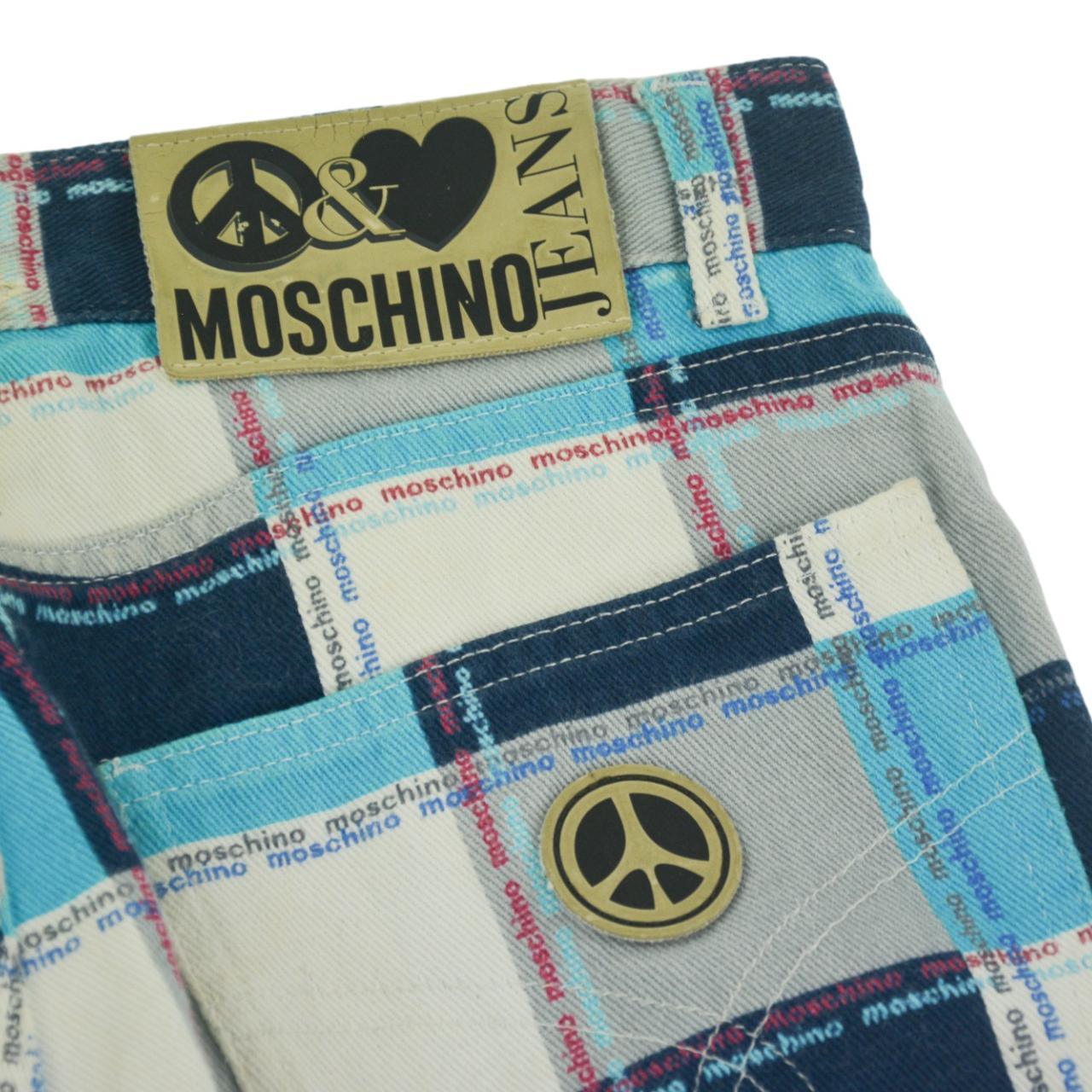 Vintage Moschino Monogrqm Denim Jeans Women's Size W28 - Known Source