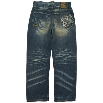 Vintage Jizo Japanese Denim Jeans Size W33 - Known Source