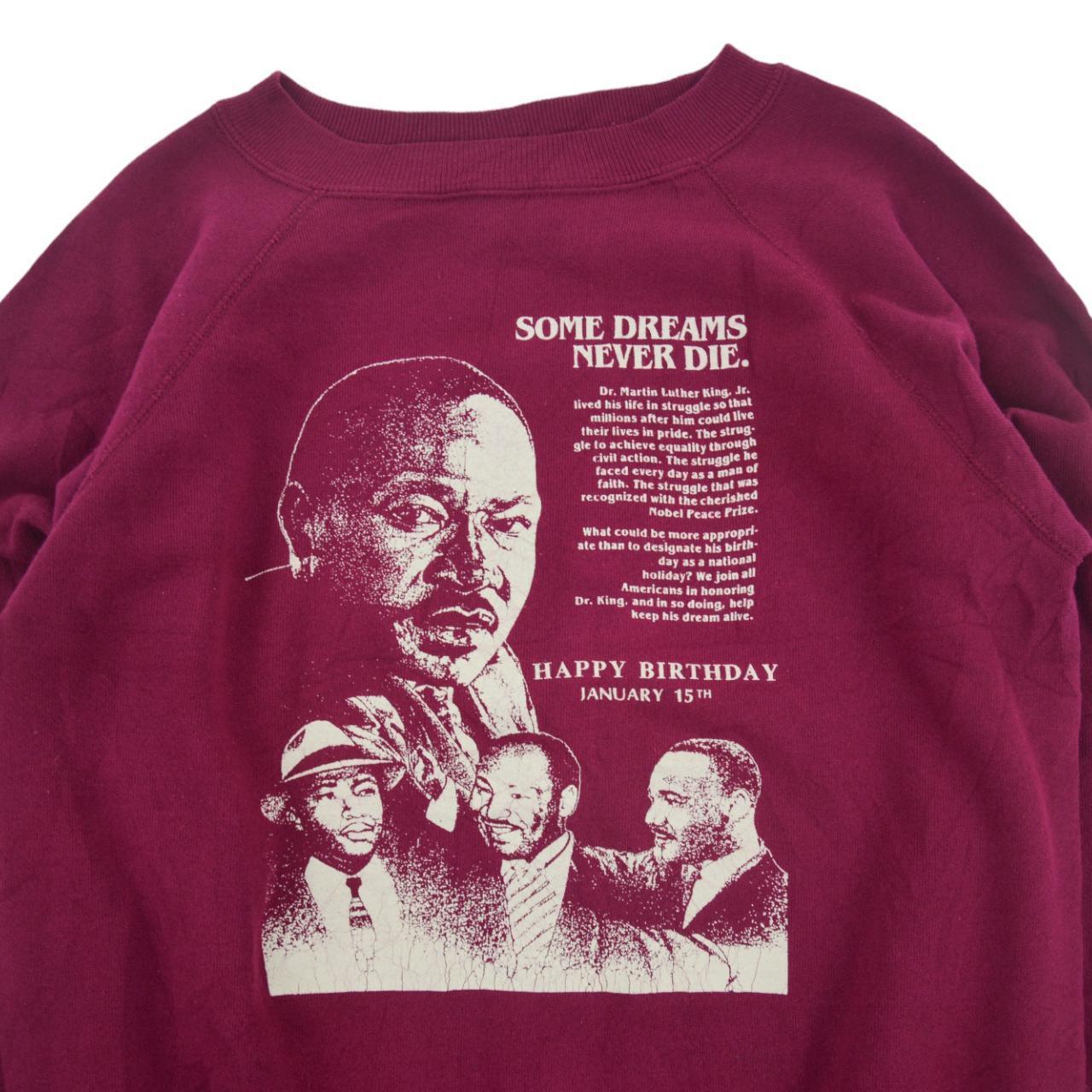 Vintage MLK Martin Luther King Graphic Sweatshirt Size S - Known Source