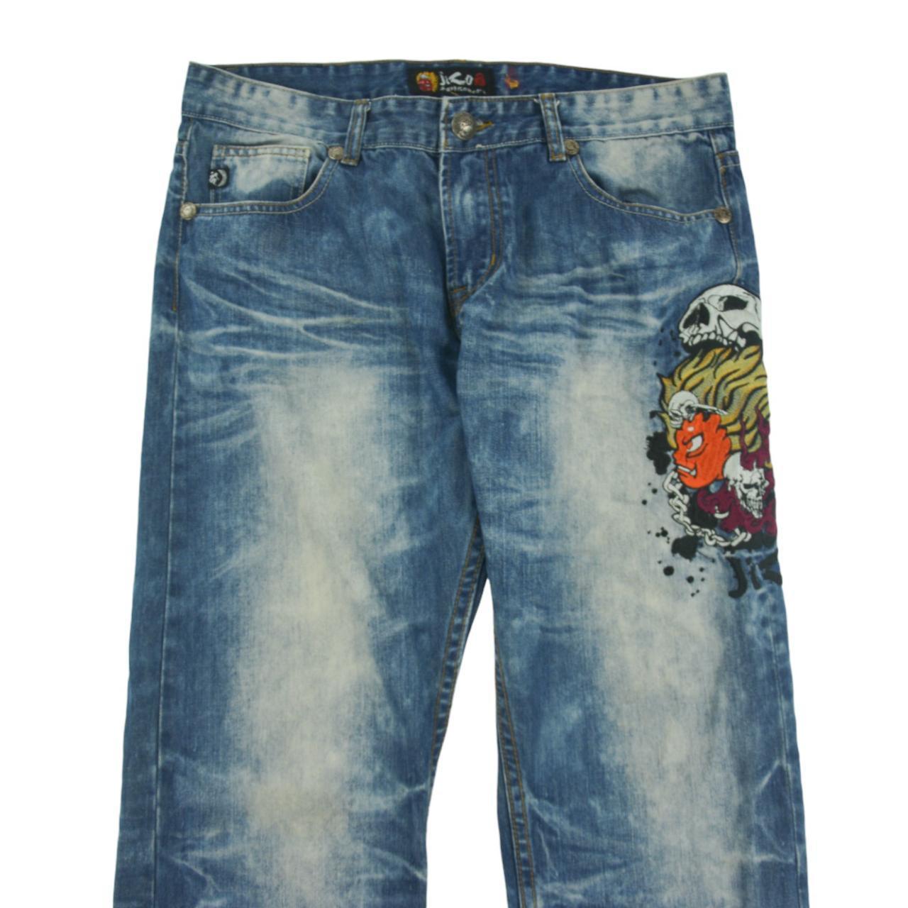 Vintage Jizo Japanese Denim Jeans Size W35 - Known Source