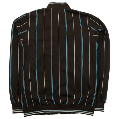 Vintage Stussy Striped Zip Up Jacket Size M - Known Source