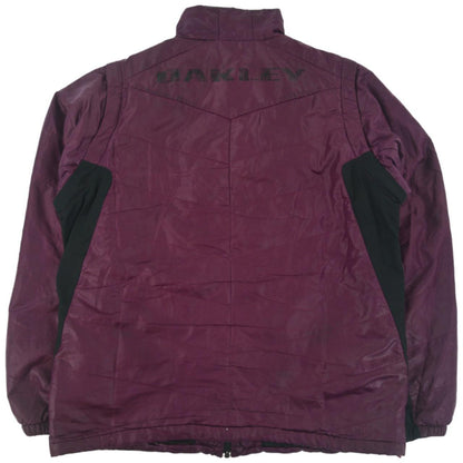 Vintage Oakley Padded Zip Up Jacket Size M - Known Source