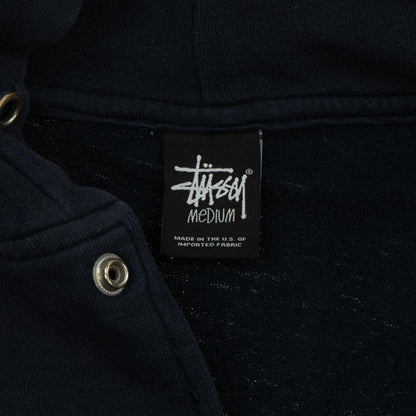 Vintage Stussy Button Up Varsity Jacket Size S - Known Source