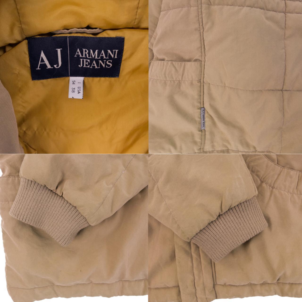 Vintage Armani Jeans Padded Jacket Size XL - Known Source