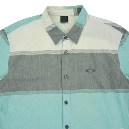 Vintage Oakley Short Sleeve Button Shirt Size L - Known Source